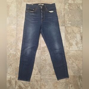 Levi's Women's Wedgie High Rise Straight Leg Jeans 27